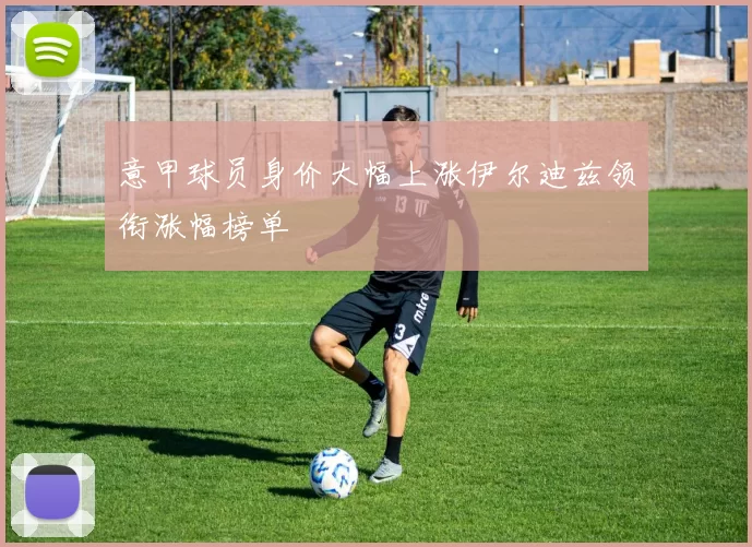 意甲球员身价大幅上涨伊尔迪兹领衔涨幅榜单